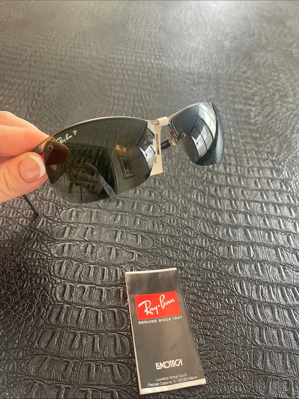 Ray Ban Black Men’s Sunglasses Polarized #RB3550